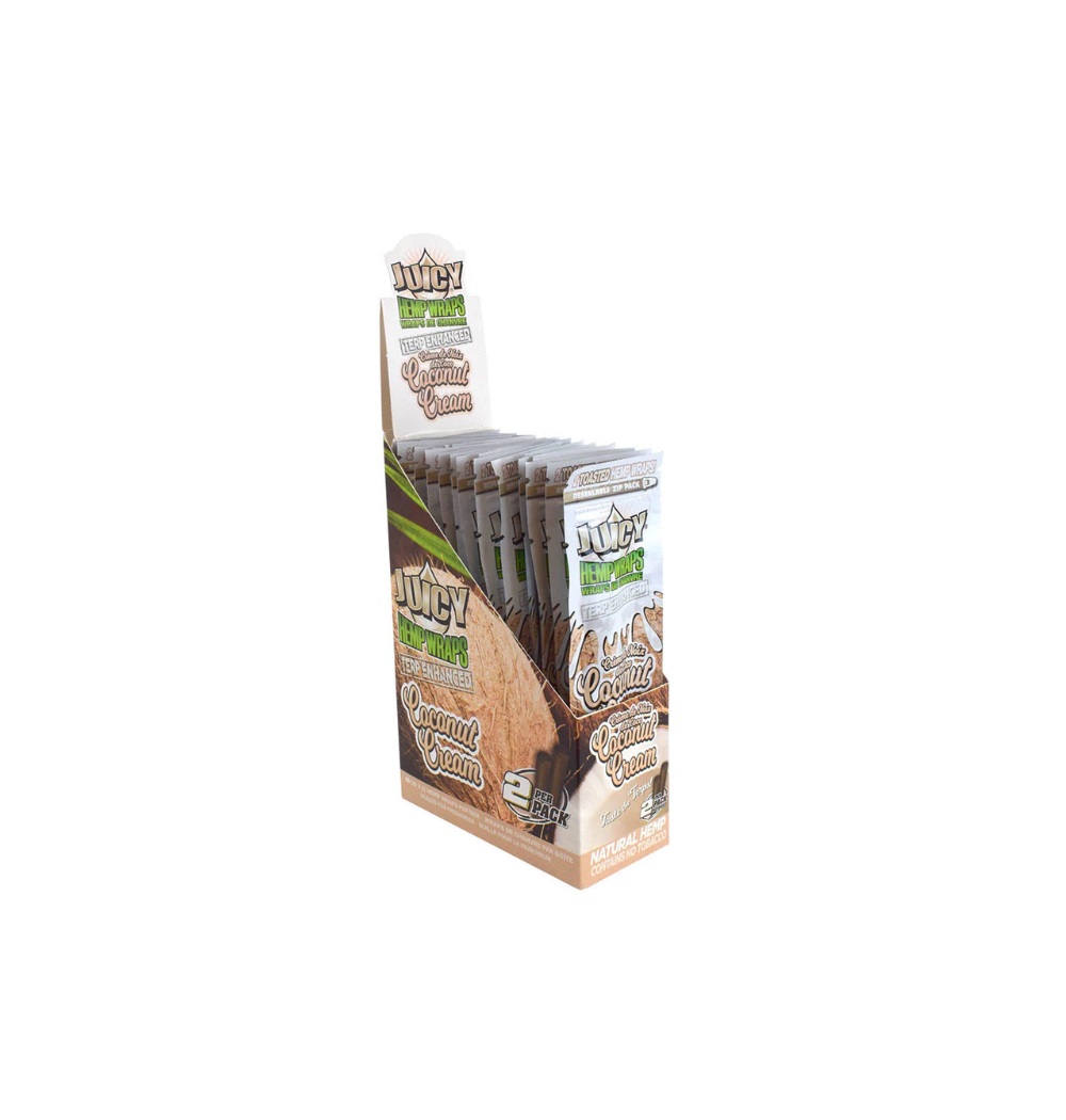 Juicy Hemp Coconut Cream  - Terpene Enhanced Wraps