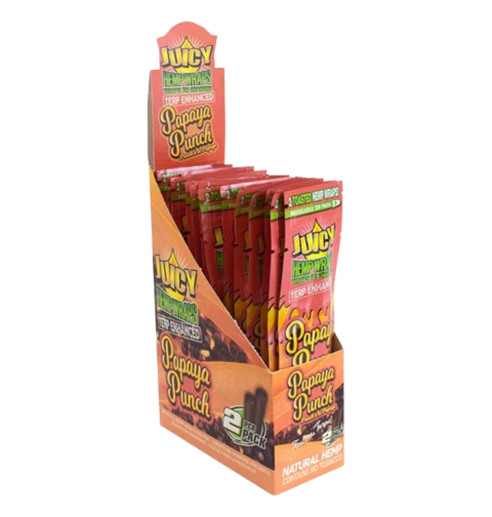 Juicy Hemp Papaya Punch  - Terpene Enhanced Wraps
