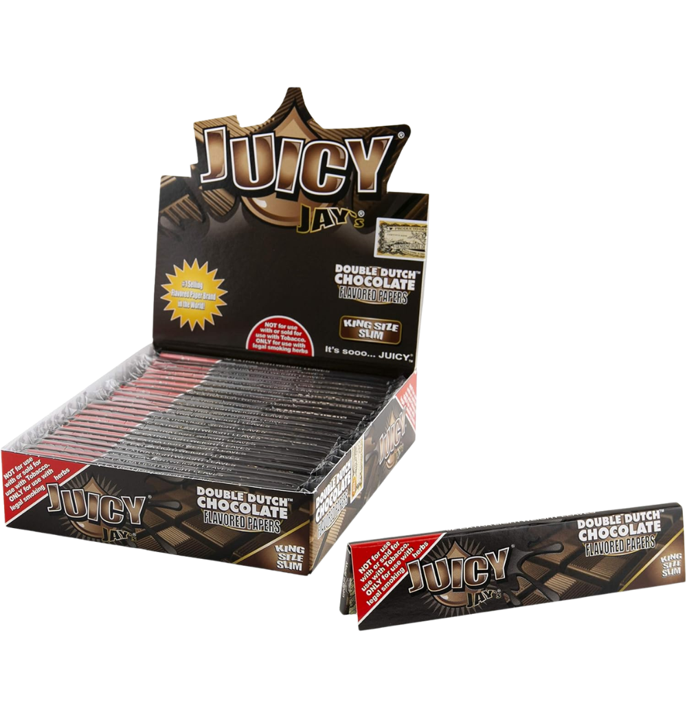 Juicy Jay’s Rolling Papers – Double Dutch Chocolate – King Size