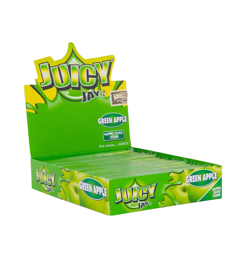 Juicy Jay’s Rolling Papers – Green Apple – King Size