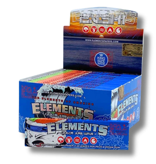 Elements (Catch the Wave) King Size Wide Rolling Papers