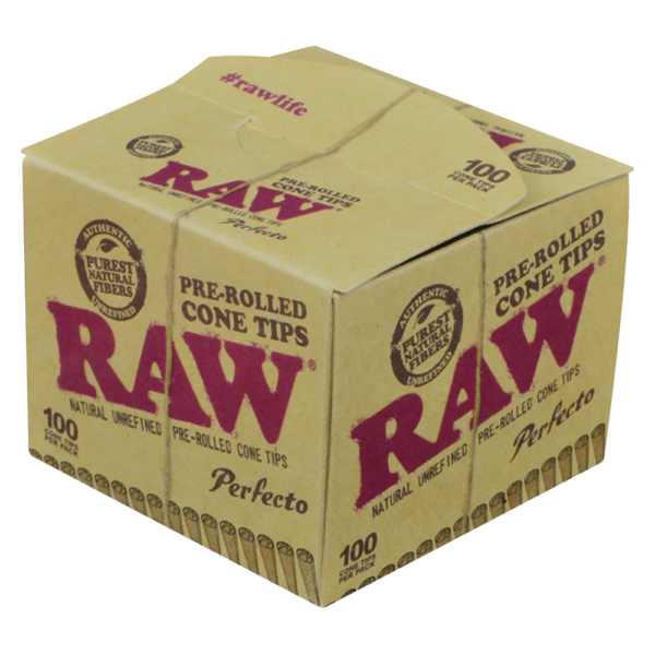 RAW Perfecto Pre-Rolled Cone Tips (100 CT)