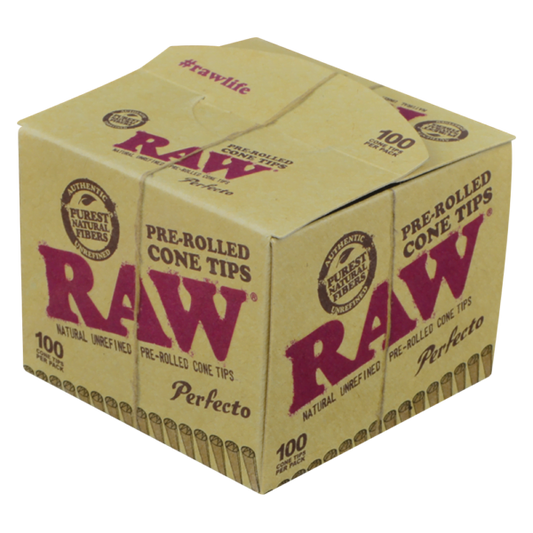 RAW Perfecto Pre-Rolled Cone Tips (100 CT)