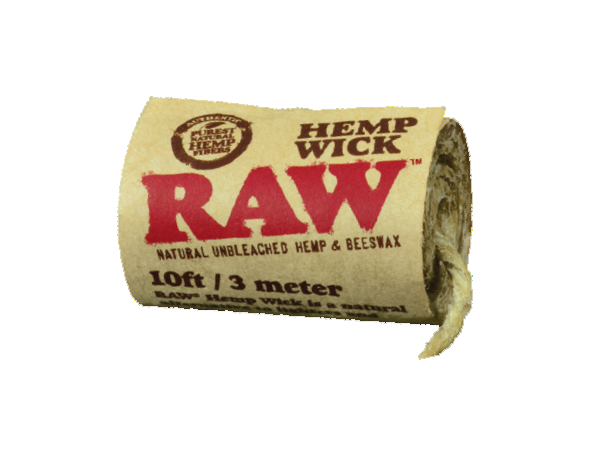 RAW Hemp Wick – 10FT