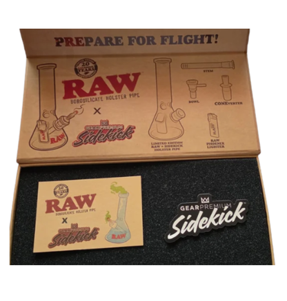 RAW 20th Anniversary Borosilicate Holster Pipe Set - Sidekick