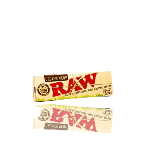 RAW Organic Hemp Rolling Papers 1-1/4 size (50 Papers)