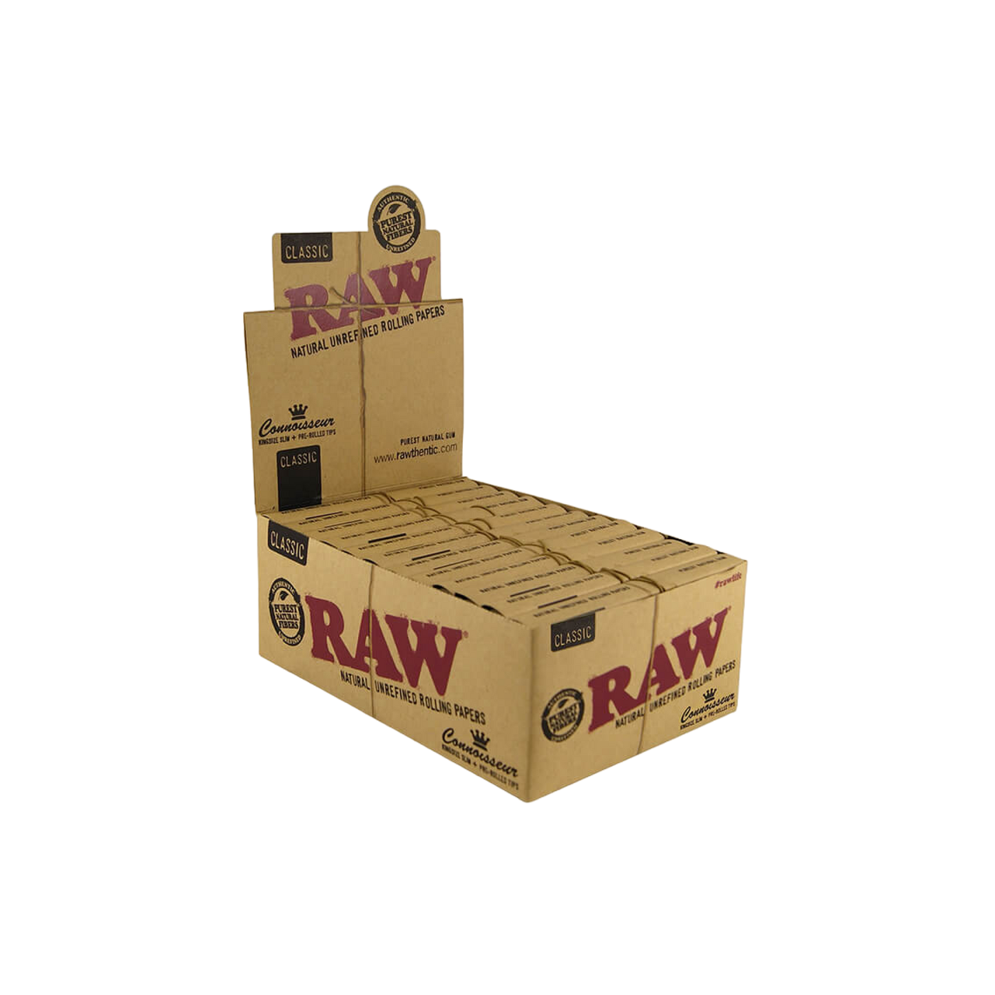 RAW Connoisseur Kingsize Rolling Papers With Prerolled Tips