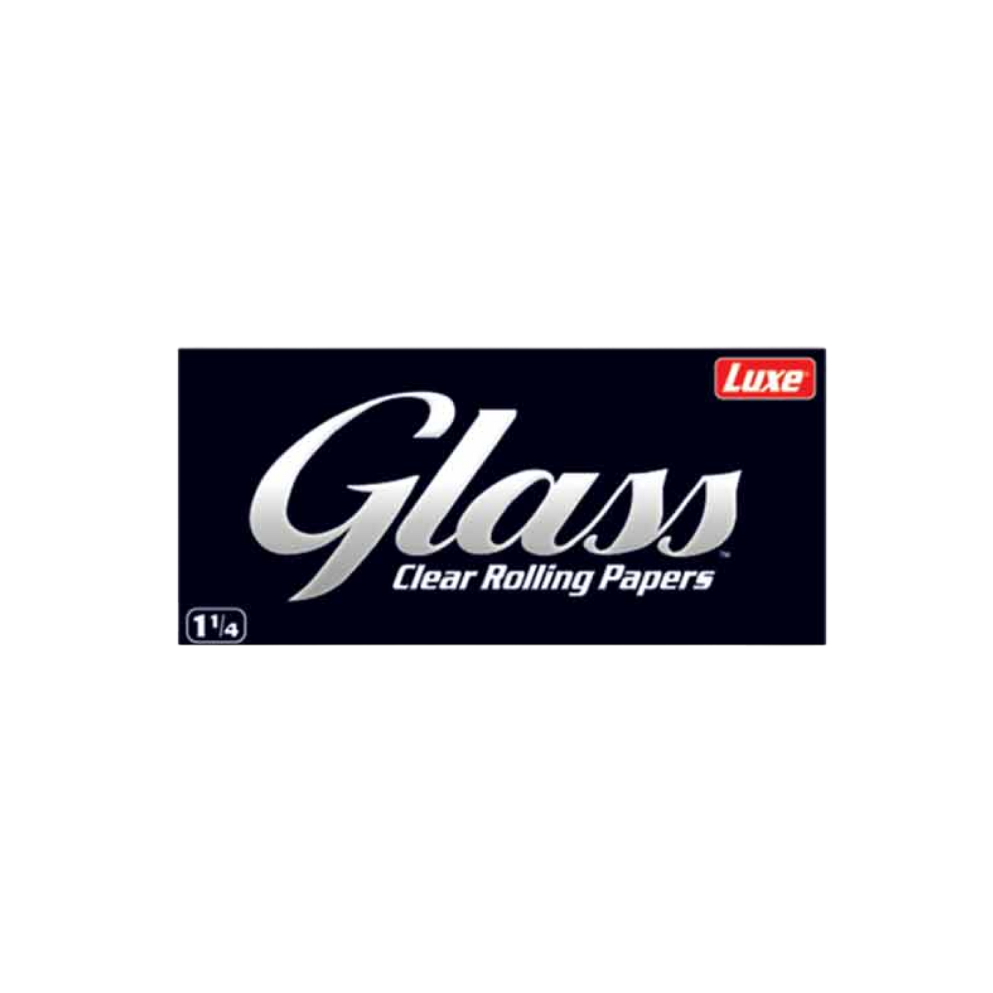 Glass 1 1/4 Size Clear Rolling Papers