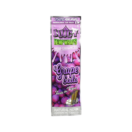 Juicy Hemp Grape Soda - Terpene Enhanced Wraps