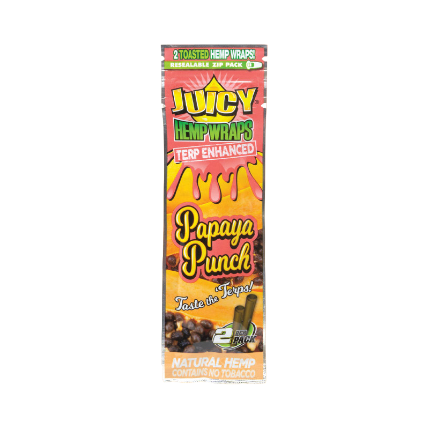 Juicy Hemp Papaya Punch  - Terpene Enhanced Wraps