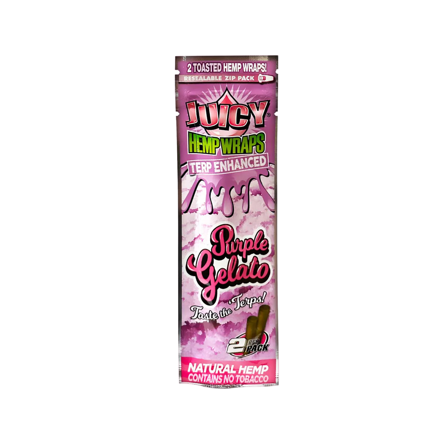 Juicy Hemp Purple Gelato - Terpene Enhanced Wraps
