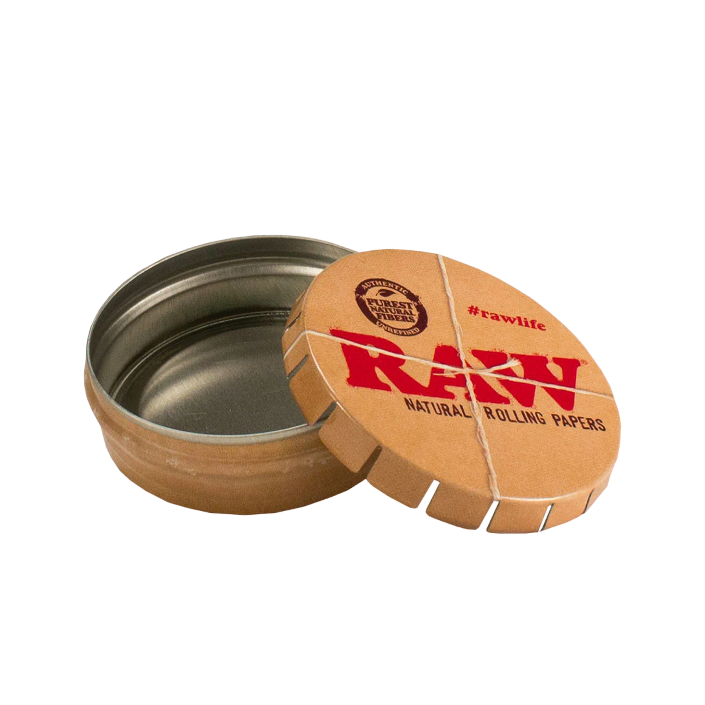 RAW Tin Round Small With Clip Top