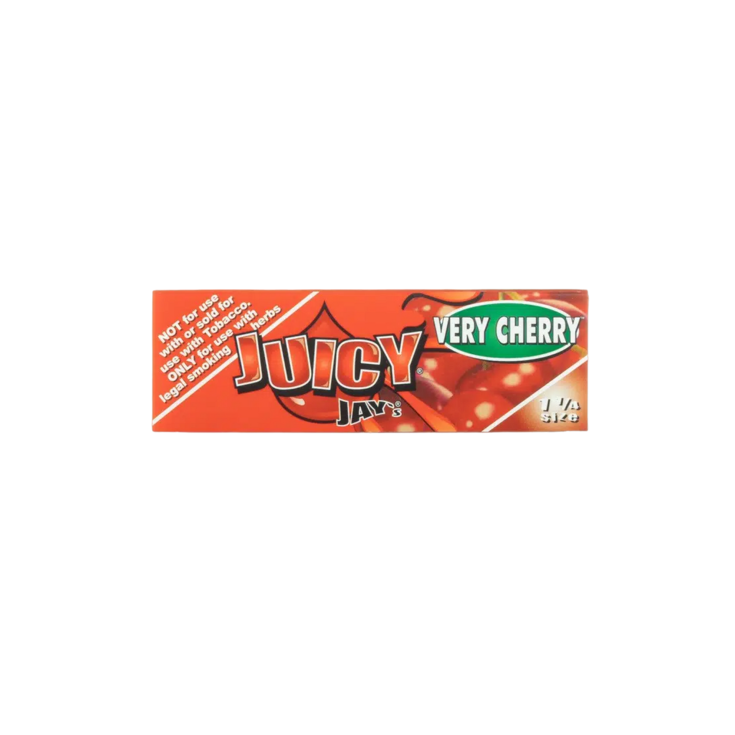 Juicy Jay’s Flavored Rolling Papers – Very Cherry – 1 1/4