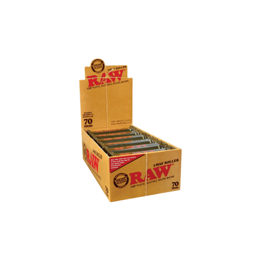 RAW 2-Way Hemp Plastic Roller (70 MM)