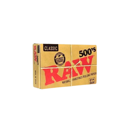 RAW 500's Classic Rolling Paper 1 1/4 size