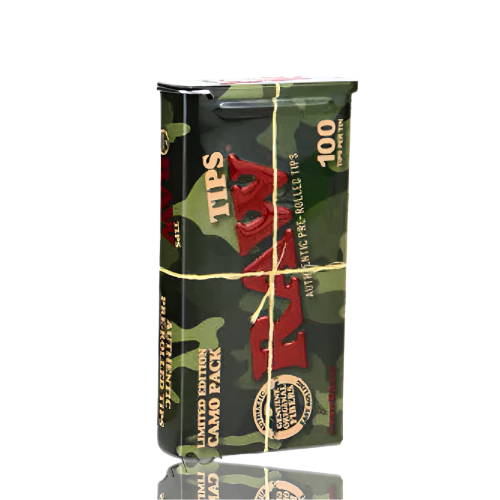 RAW Camo Pre- Rolled Tip Tin (Limited Edition)