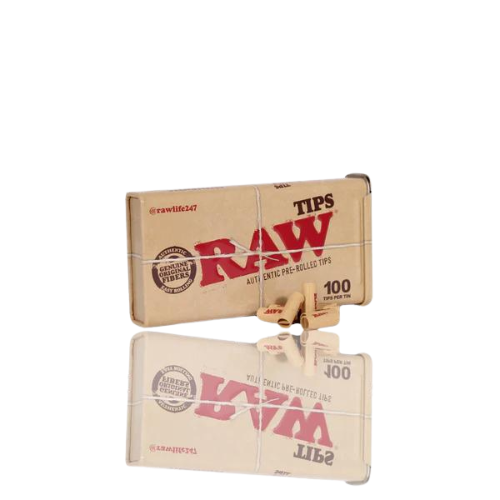 RAW Metal TIn 100 Pre Rolled Tips