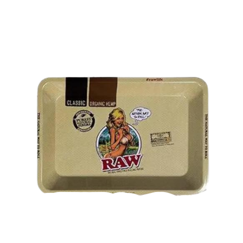 RAW Girl Rolling Tray (Mini)