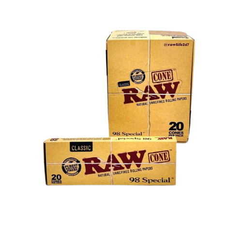 RAW Classic 98 Special Pre Rolled Cones (20 Pack)