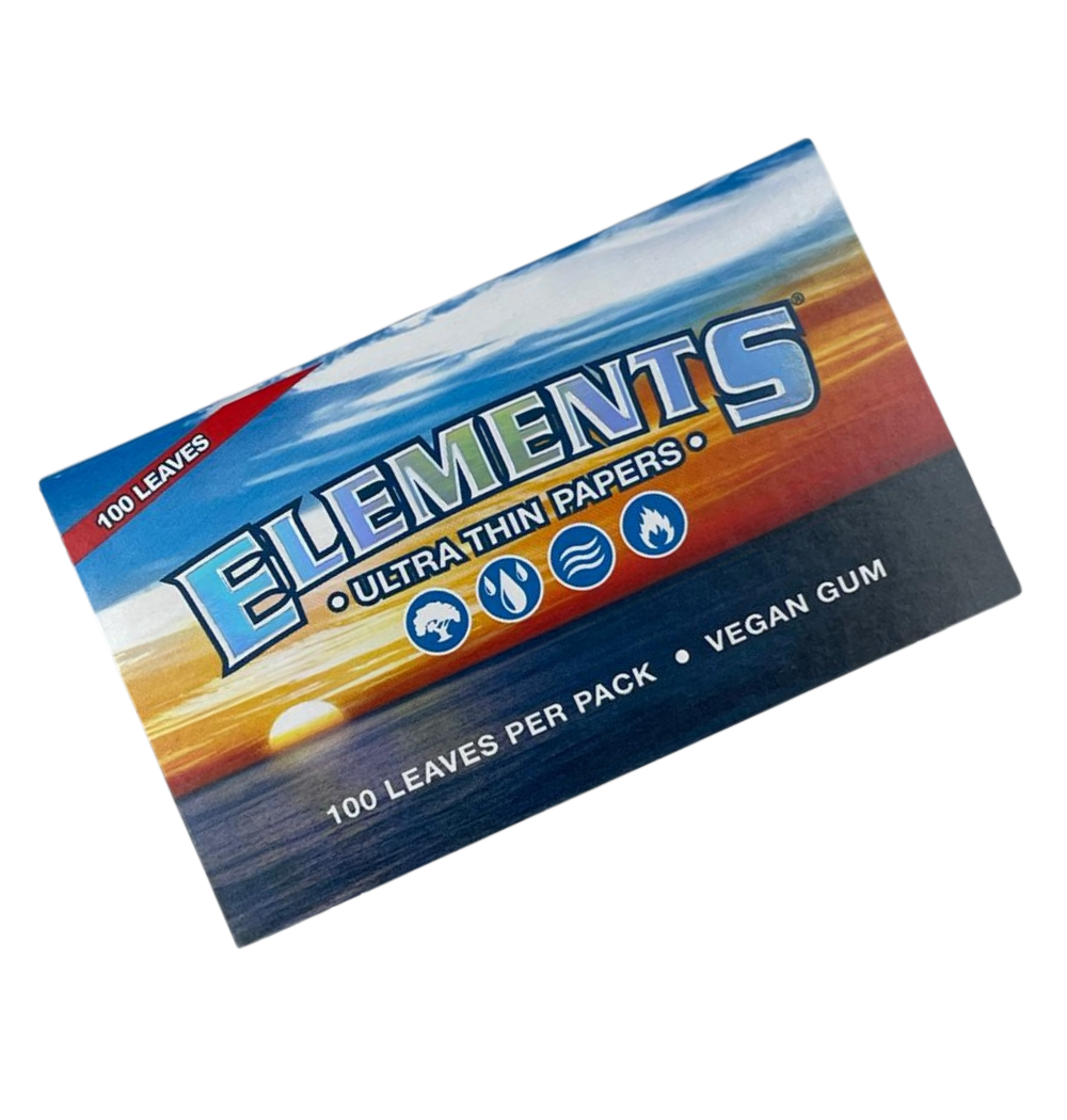 Elements Ultra Thin Rice Rolling Papers Single Wide