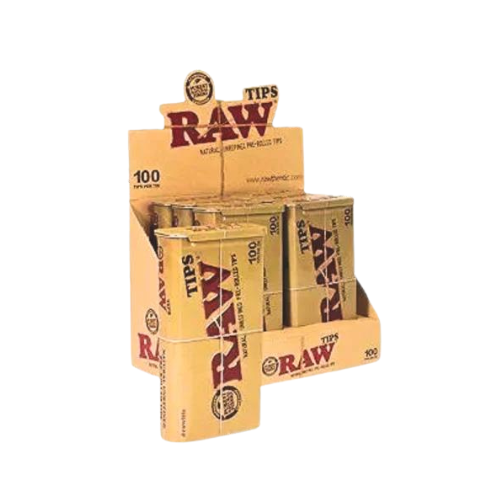 RAW Metal TIn 100 Pre Rolled Tips