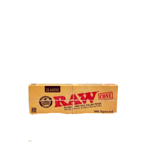 RAW Classic 98 Special Pre Rolled Cones (20 Pack)