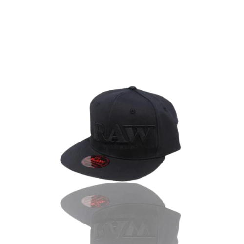 RAW Black on Black Flex-Fit Cap