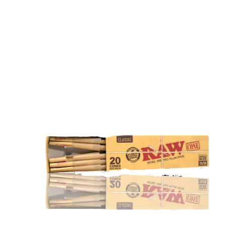 RAW Cones Single Size 70/30 (20 CT)