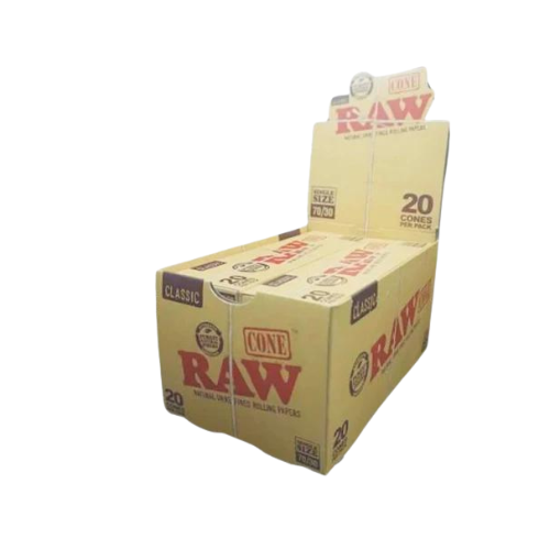 RAW Cones Single Size 70/30 (20 CT)