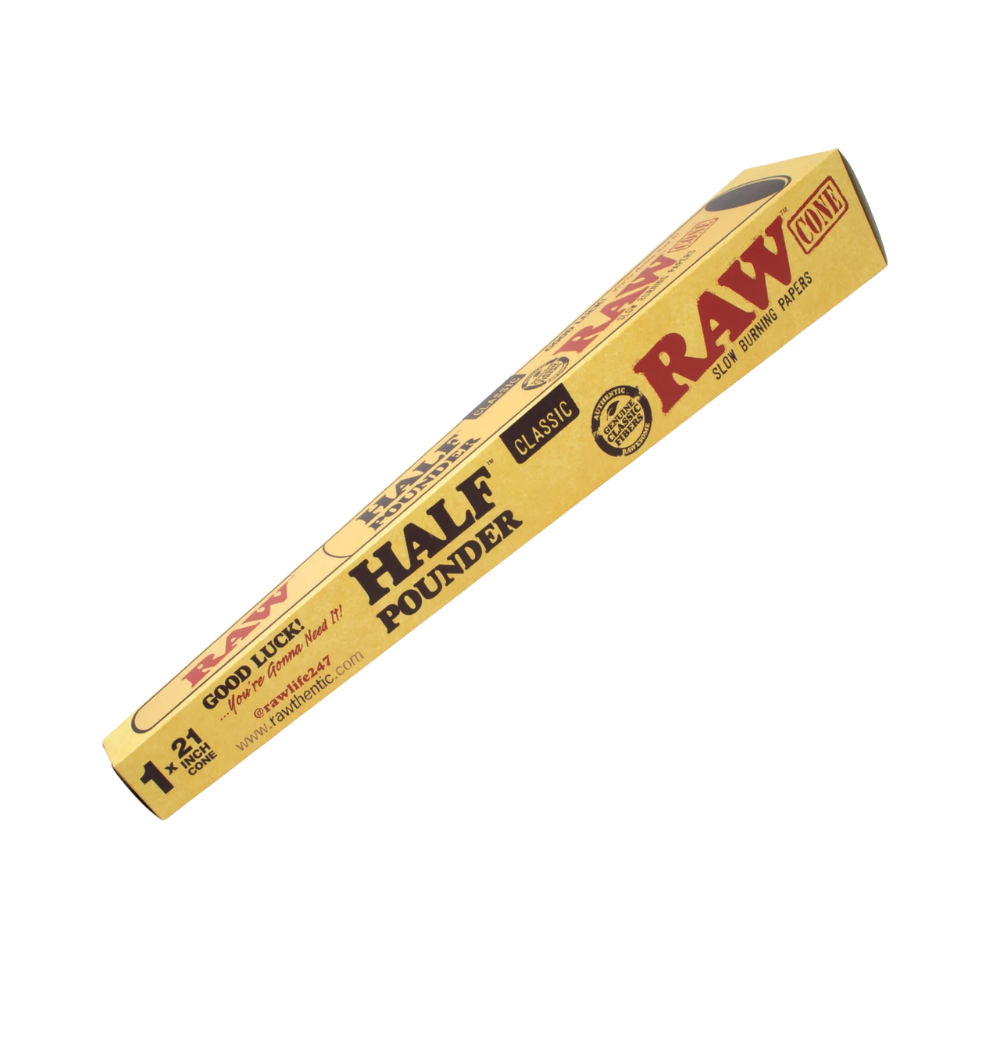 RAW Half Pounder 21" Giant Pre-Rolled Cone