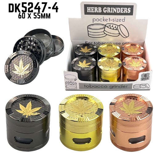 LeafMaster Pocket Grinder 60mm Dk5247-4