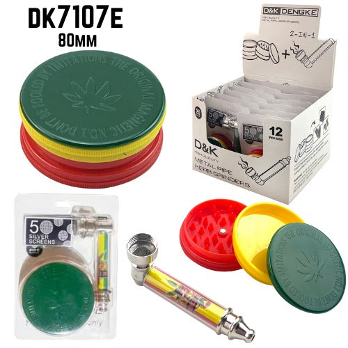 Rasta Grinder & Pipe Set DK7107E