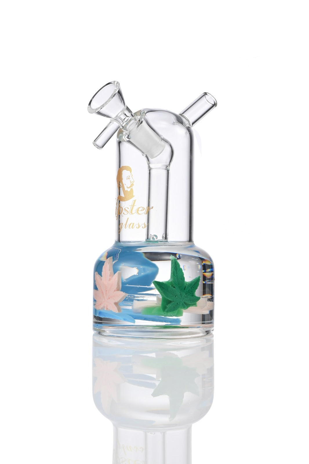 Leafy Swirl Mini Water Pipe YX022