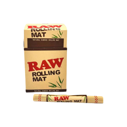 RAW Rolling Mat 'Natural Bamboo '2 Mats' (for use w/ Rolling Papers)