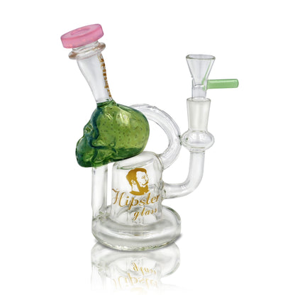 SkullStream 6-inch Recycler Bubbler ZY010