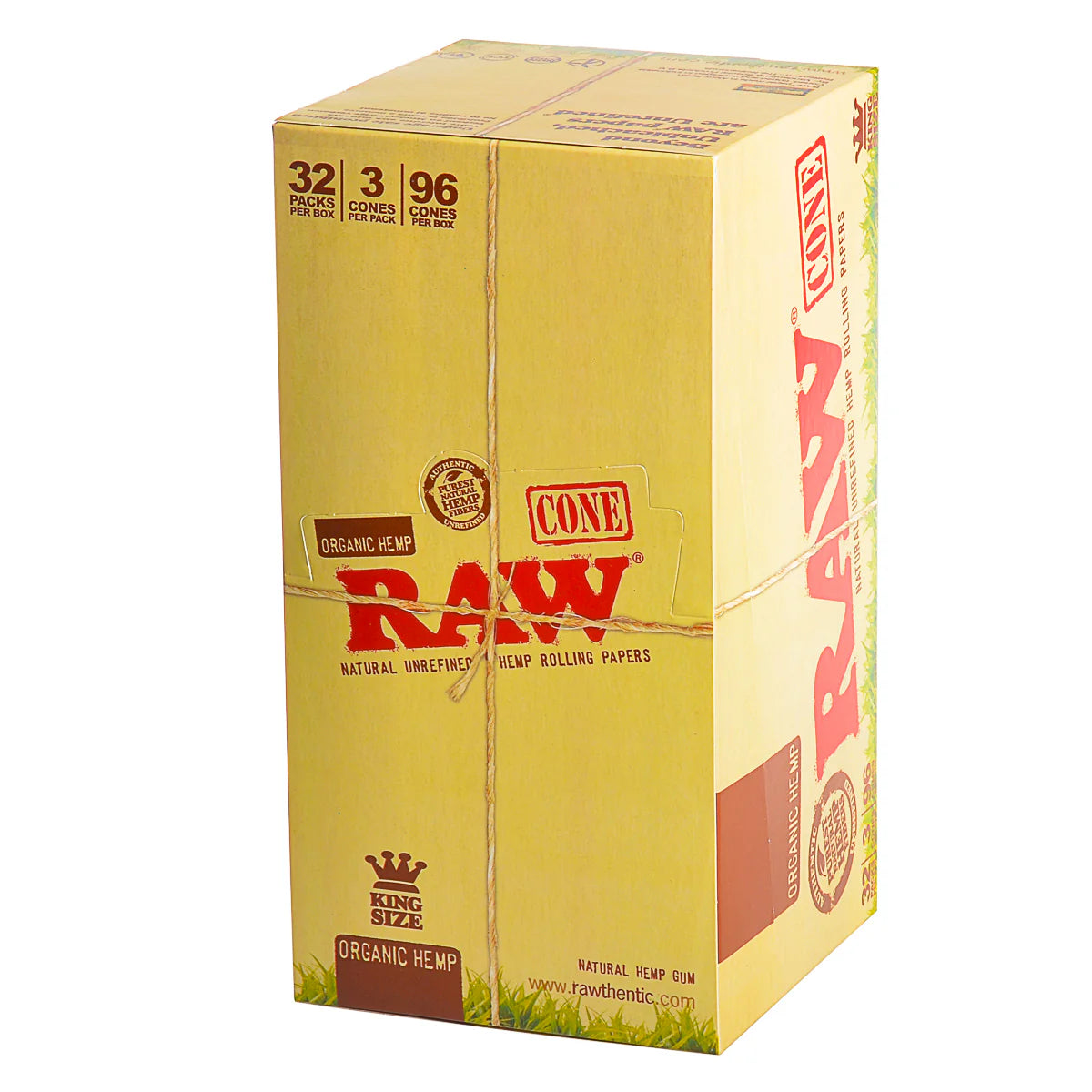 RAW Organic Hemp Cones (3 CT)