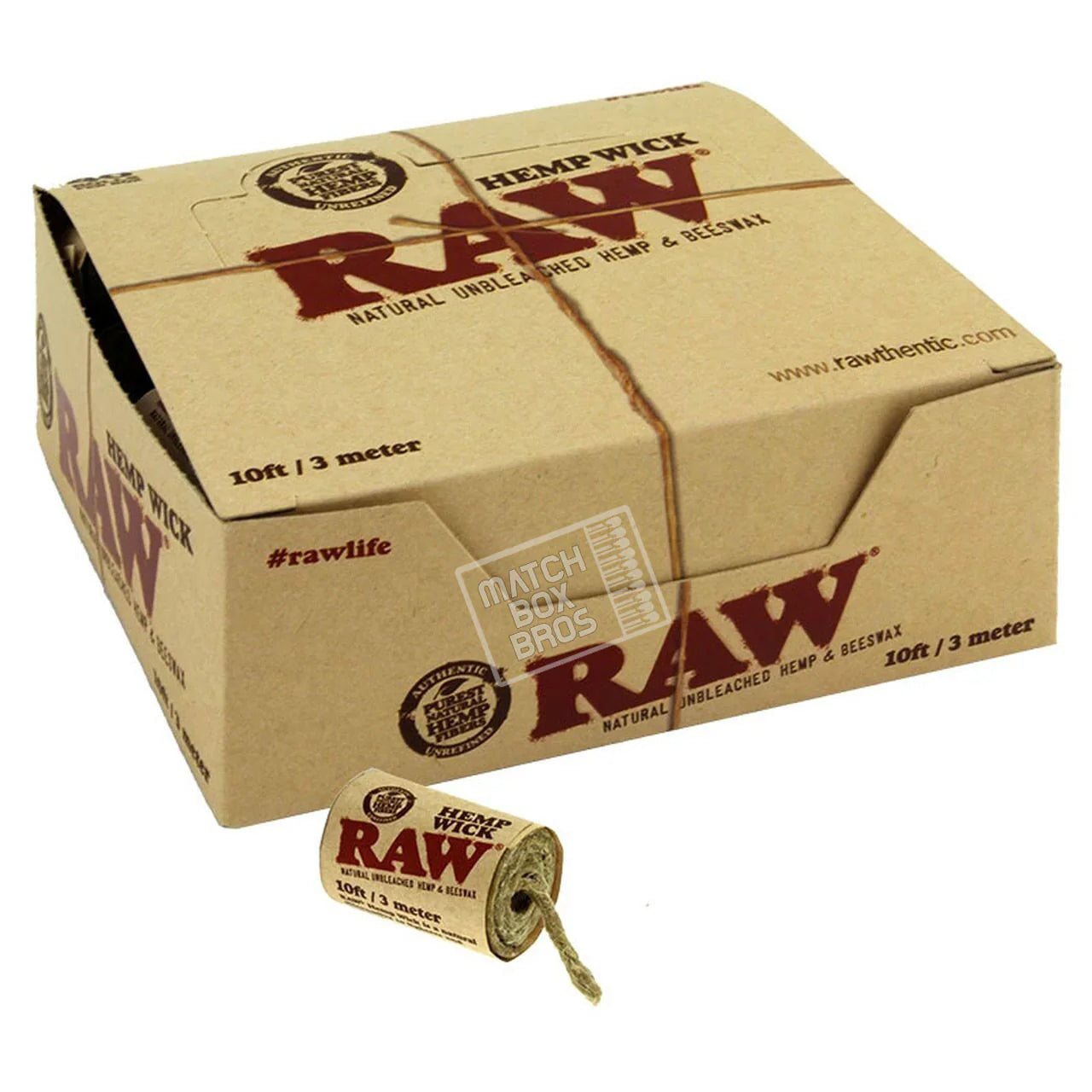 RAW Hemp Wick – 10FT