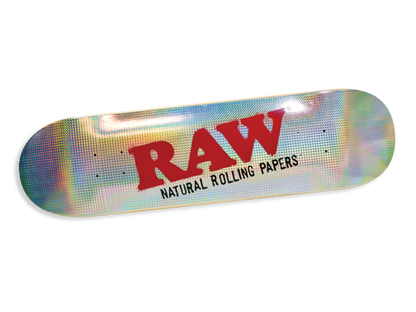 RAW Rainbow Holo-Foil skateboard deck