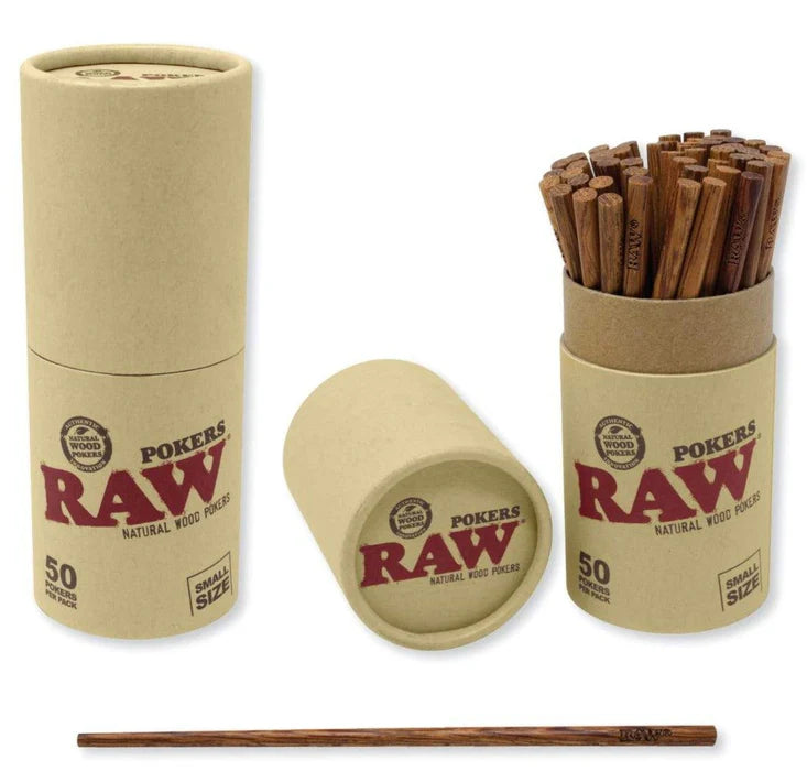 RAW Natural Wood Pokers (Small)