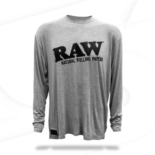 RAW Grey Long Sleeve Crewneck