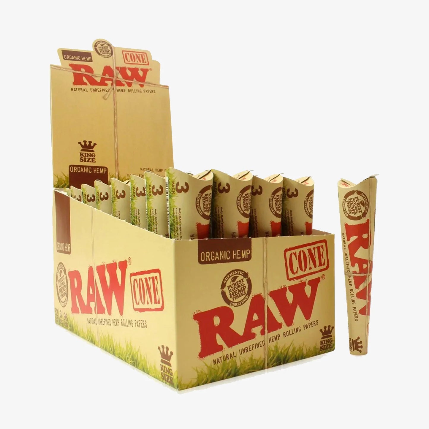 RAW Organic Hemp Cones (3 CT)