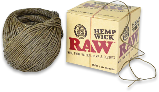 RAW Hemp Wick Ball – 100ft